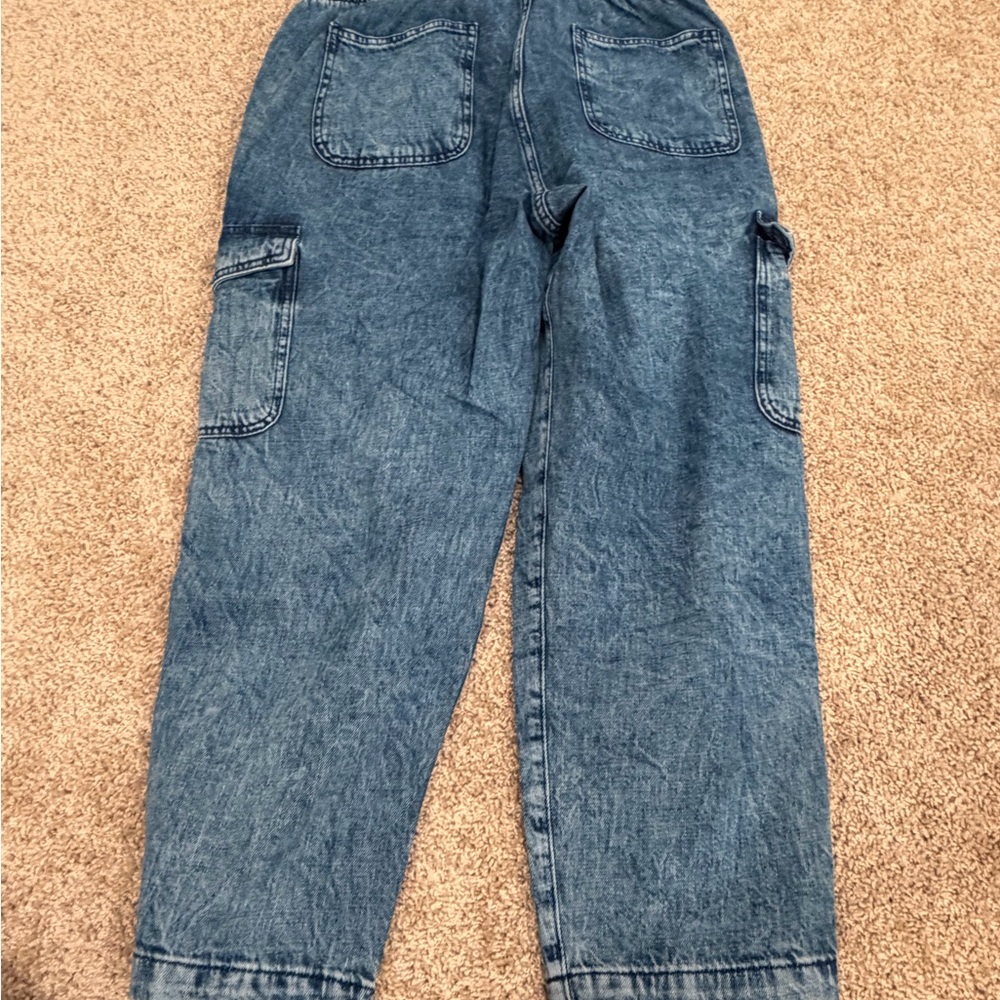 Women’s GAP Light Blue Denim Easy Jeans large - Picture 4 of 5
